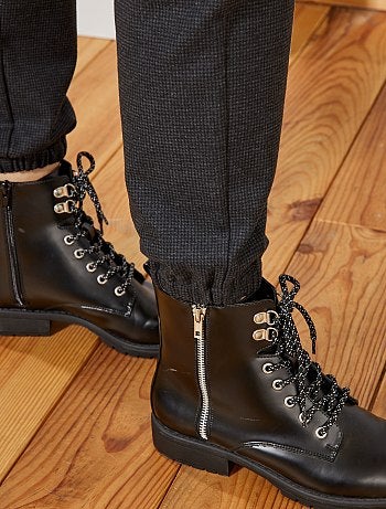 Pantalon en tissu tweedé - Kiabi