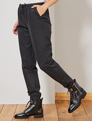 Pantalon en tissu tweedé - Kiabi