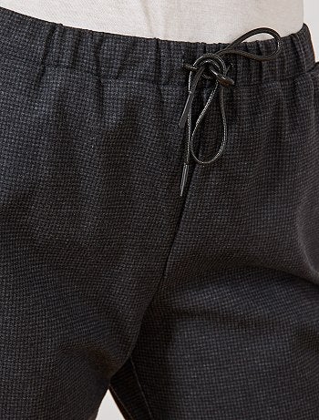 Pantalon en tissu tweedé - Kiabi