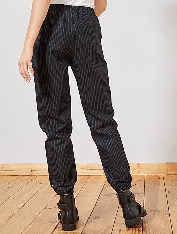 Pantalon en tissu tweedé - Kiabi