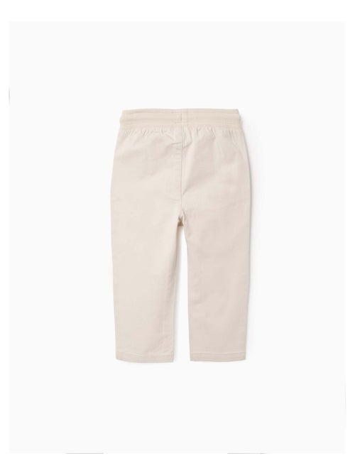 Pantalon en Toile avec Taille Élastique et Cordon - Kiabi