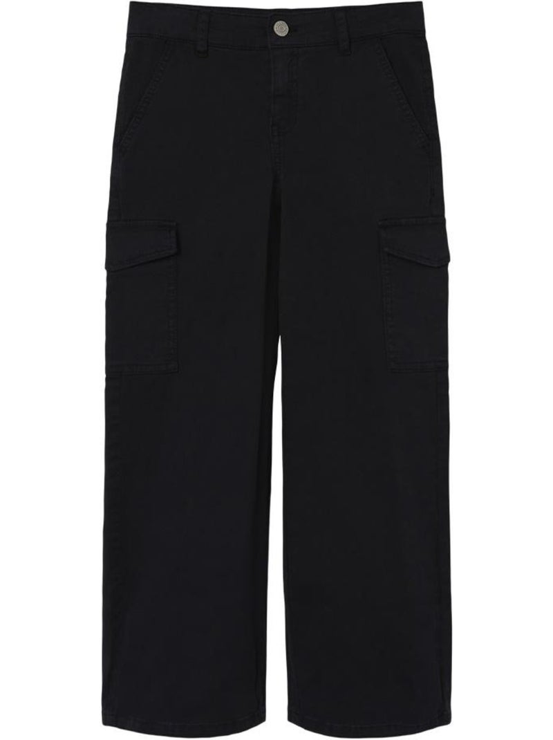 Pantalon en Toile Fille Name it Noir - Kiabi