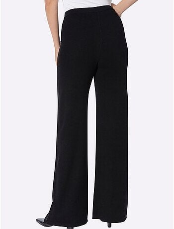 Pantalon en tricot mélange de viscose doux - Taille standard - helline