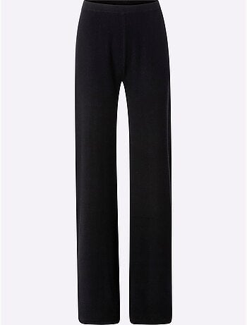 Pantalon en tricot mélange de viscose doux - Taille standard - helline