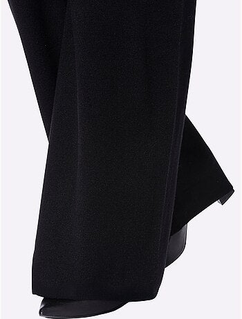 Pantalon en tricot mélange de viscose doux - Taille standard - helline