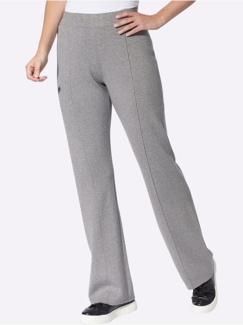 Pantalon en tricot nervures affinantes - taille standard - helline - Kiabi Pantalon en tricot nervures affinantes - taille standard - helline - Kiabi