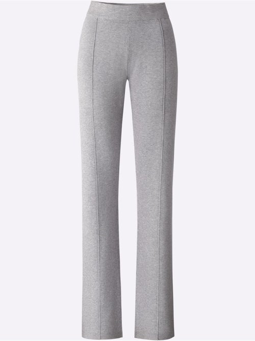 Pantalon en tricot nervures affinantes - taille standard - helline - Kiabi Pantalon en tricot nervures affinantes - taille standard - helline - Kiabi