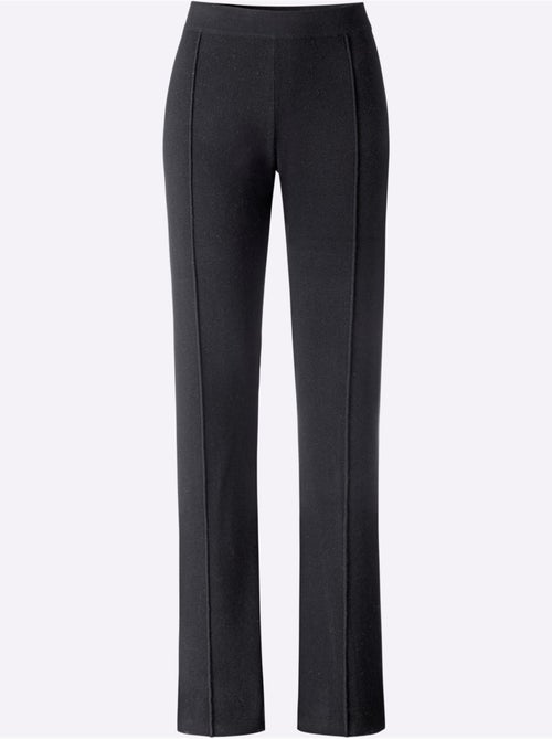 Pantalon en tricot nervures affinantes - taille standard - helline - Kiabi Pantalon en tricot nervures affinantes - taille standard - helline - Kiabi