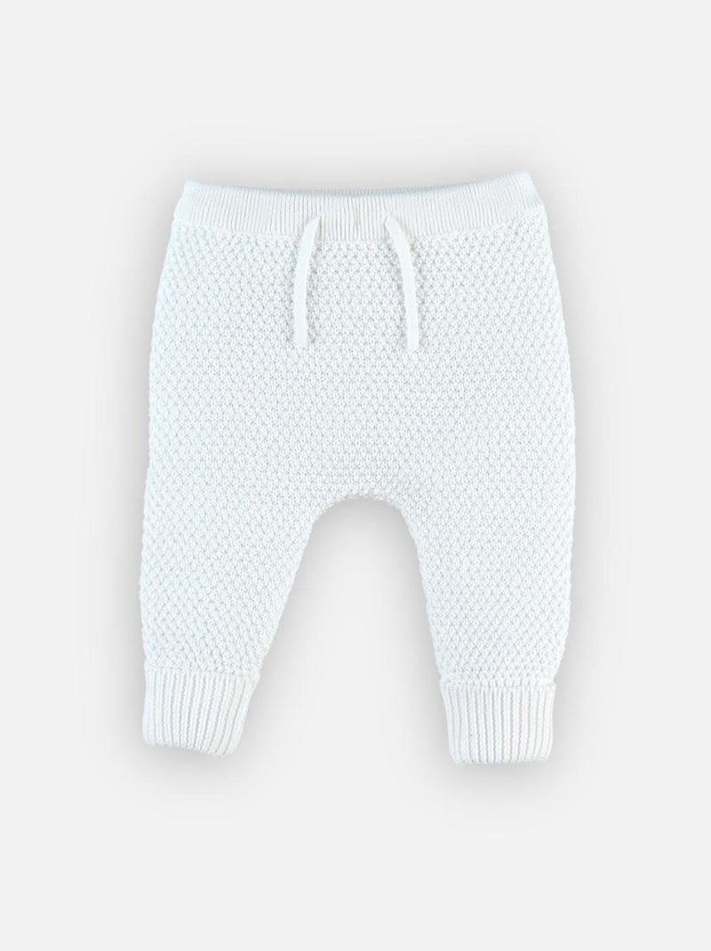 Pantalon en tricot, Noukie's Blanc - Kiabi