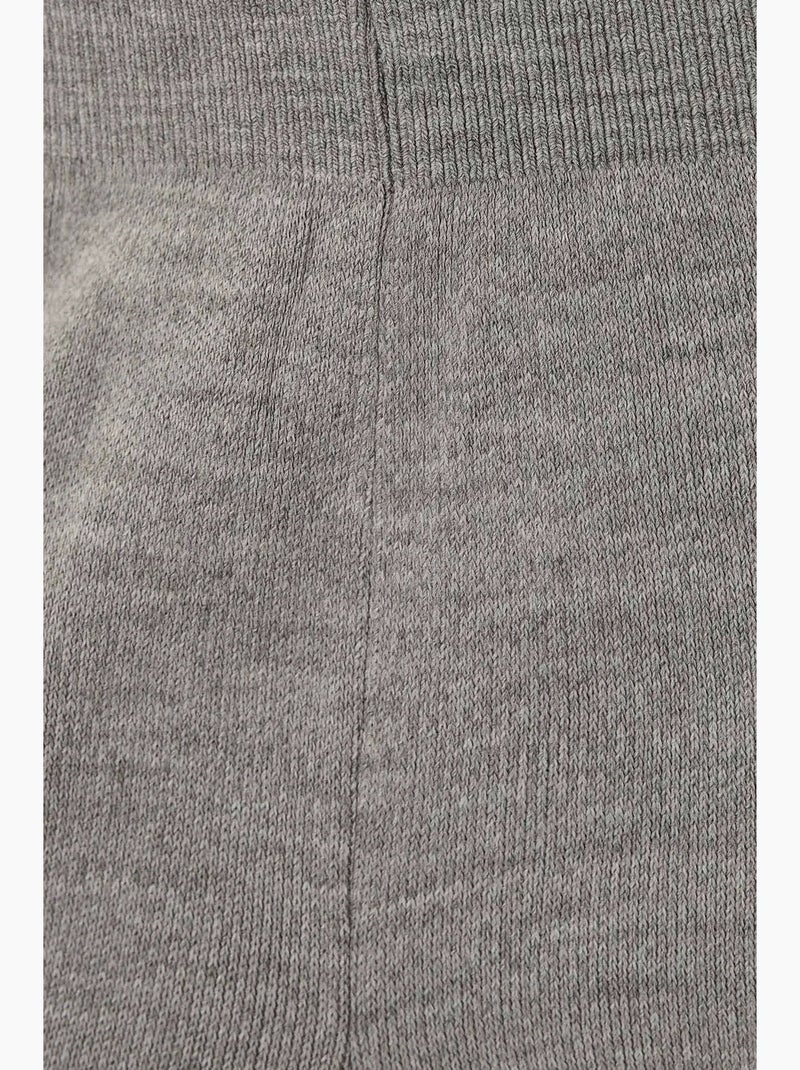 Pantalon en tricot taille haute à jambes larges hiccup Gris - Kiabi
