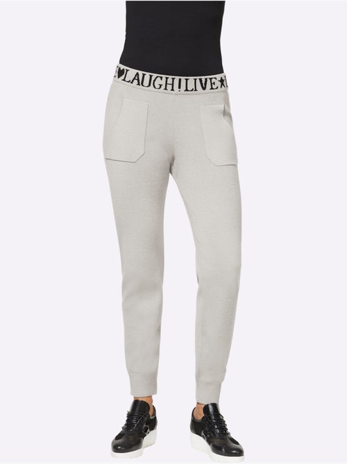 Pantalon En Tricot Tricot Fin Et Doux - Taille Standard - Helline - Kiabi