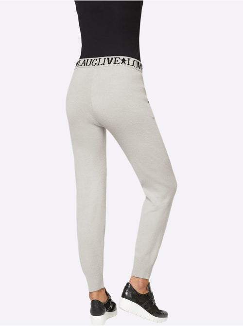 Pantalon En Tricot Tricot Fin Et Doux - Taille Standard - Helline - Kiabi