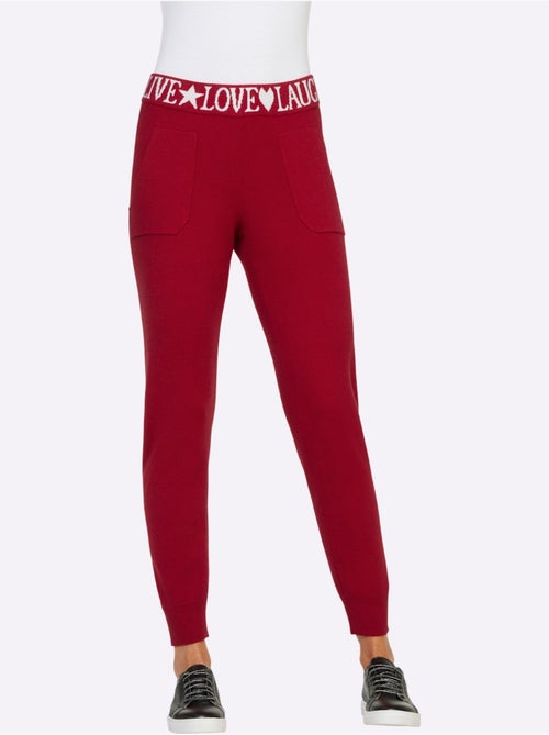 Pantalon En Tricot Tricot Fin Et Doux - Taille Standard - Helline - Kiabi