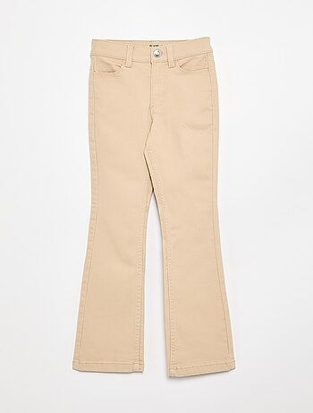 Pantalon en twill - coupe ajustée