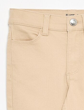 Pantalon en twill - coupe ajustée