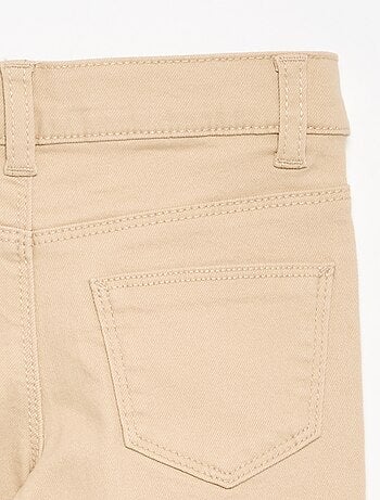 Pantalon en twill - coupe ajustée