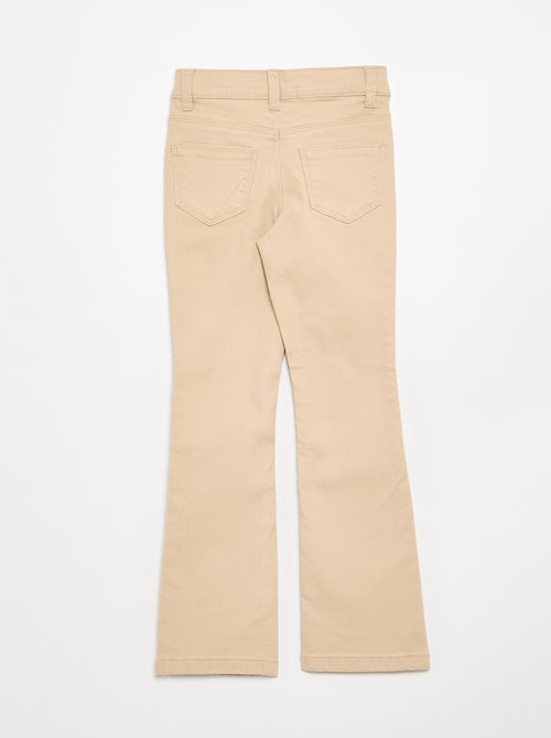 Pantalon en twill - coupe ajustée - Kiabi