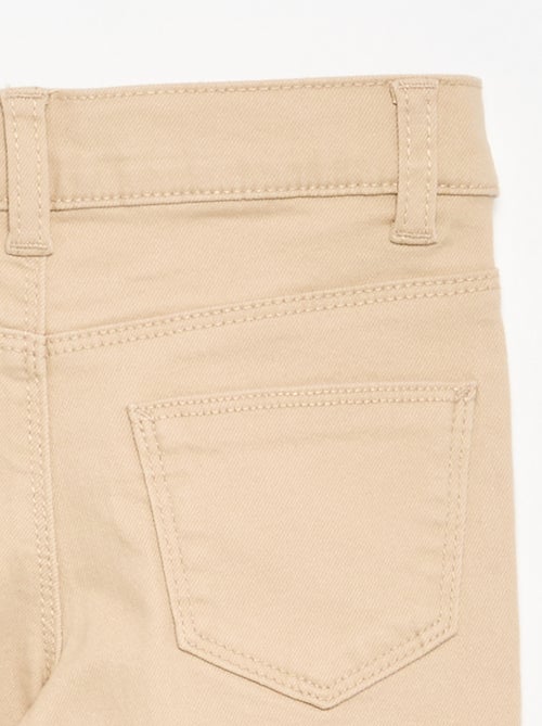 Pantalon en twill - coupe ajustée - Kiabi