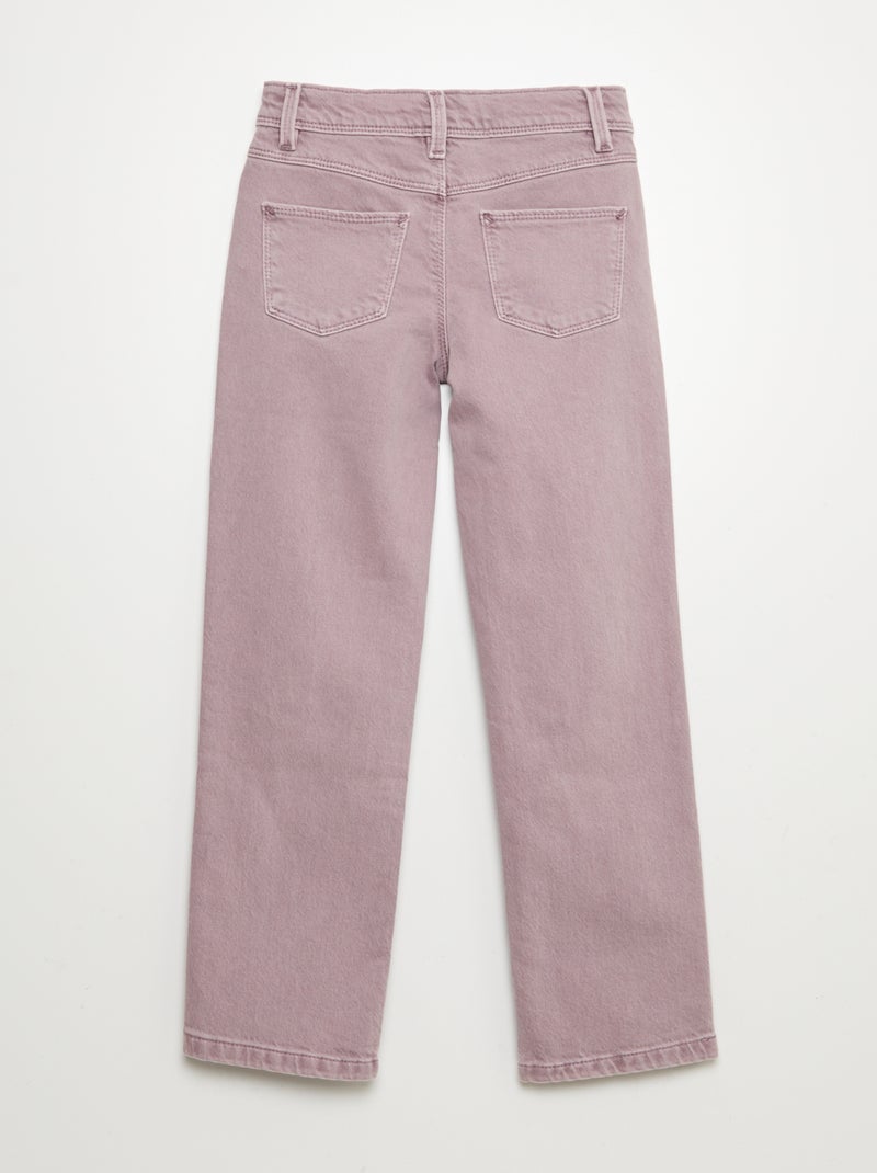 Pantalon en twill - Coupe + ajustée VIOLET - Kiabi