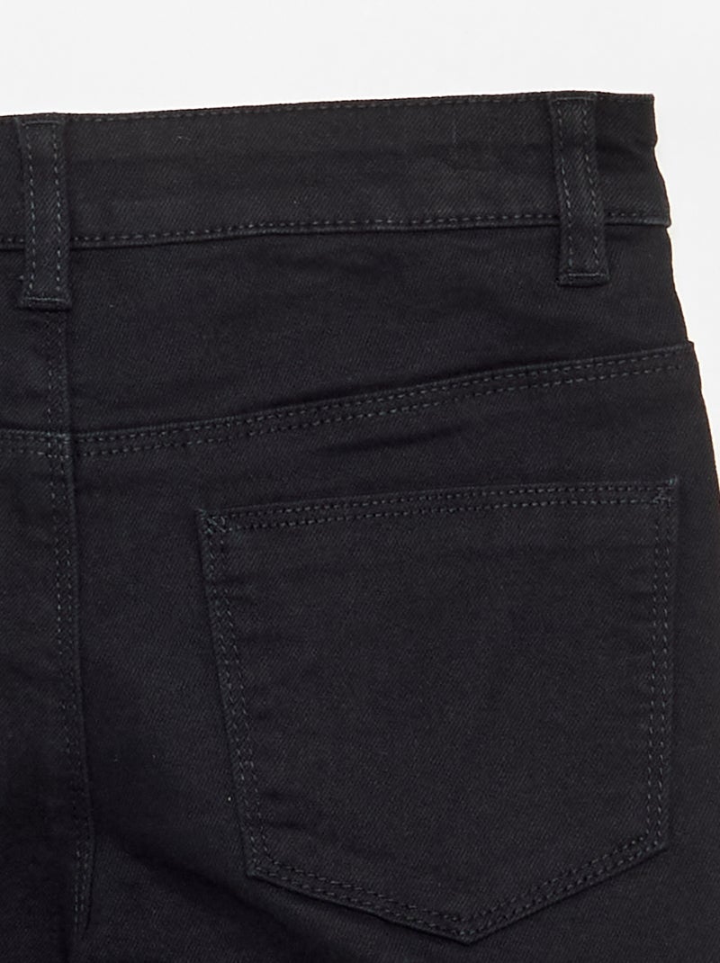 Pantalon en twill - coupe confortable Noir - Kiabi