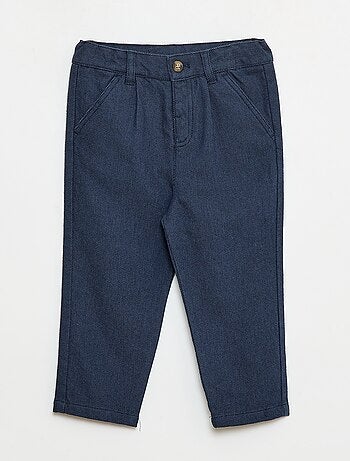 Pantalon en twill avec 2 vraies poches