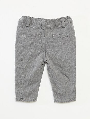 Pantalon en twill avec 2 vraies poches