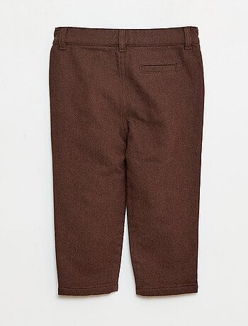 Pantalon en twill avec 2 vraies poches
