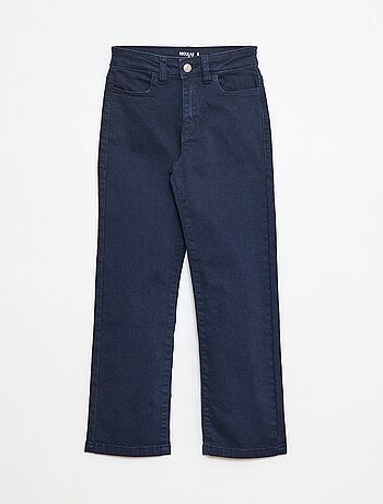 Pantalon en twill avec ouverture pressionnée -