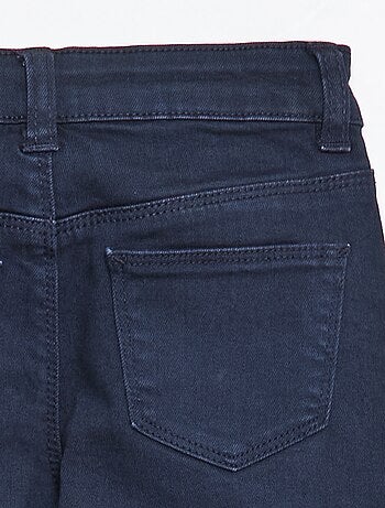 Pantalon en twill avec ouverture pressionnée -