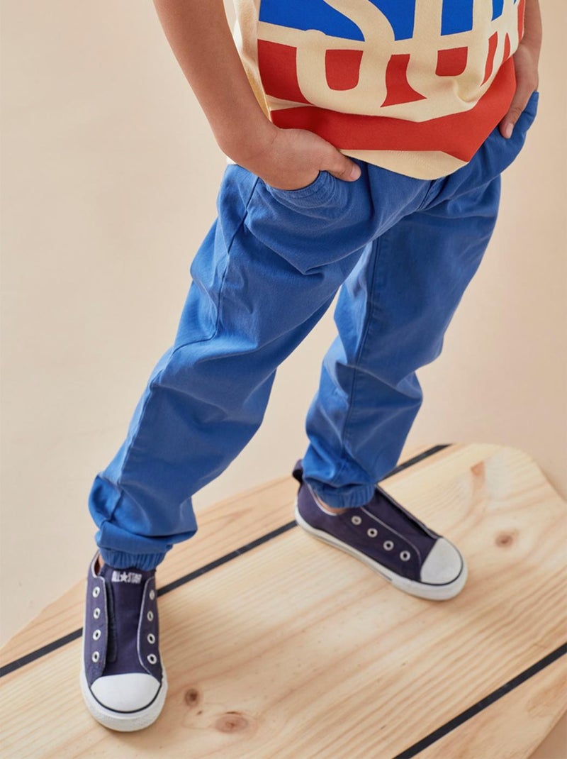 Pantalon en twill, cobalt - Noukie's Bleu - Kiabi