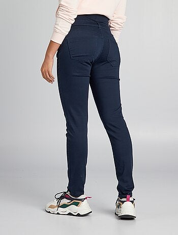 Lot de 3 jeans de grossesse à taille réglable pantalon bande ceinture  rallonge élastique noir/gris/marron -  France