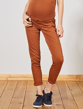 Pantalon en twill de grossesse - Kiabi