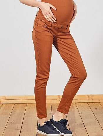 Pantalon en twill de grossesse - Kiabi