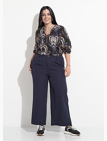 Pantalon en twill léger coupe large - AFIBEL