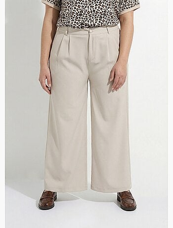 Pantalon en twill léger coupe large - AFIBEL