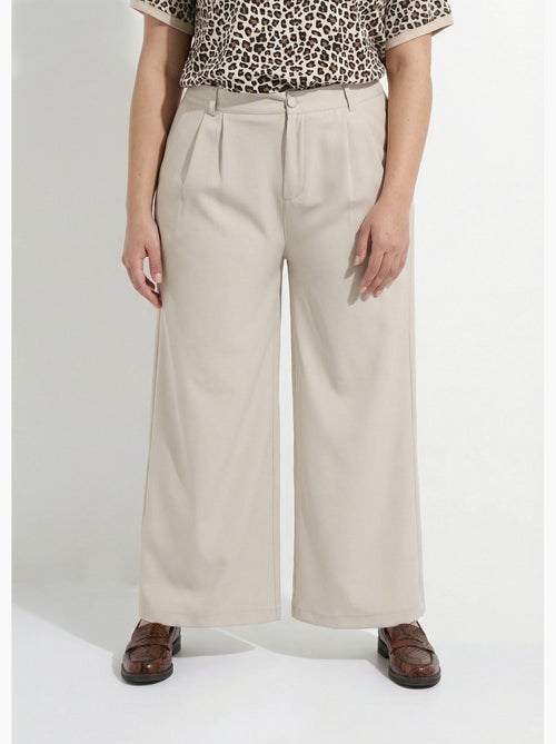 Pantalon en twill léger coupe large - AFIBEL - Kiabi