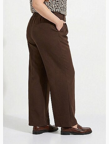 Pantalon en twill léger coupe large - afibel