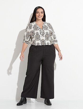 Pantalon en twill léger coupe large - AFIBEL