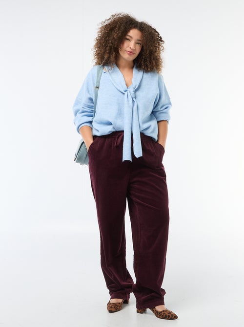 Pantalon en velour - Kiabi