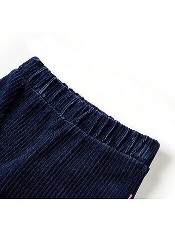 Pantalon en velours côtelé avec taille élastique - vidaxl