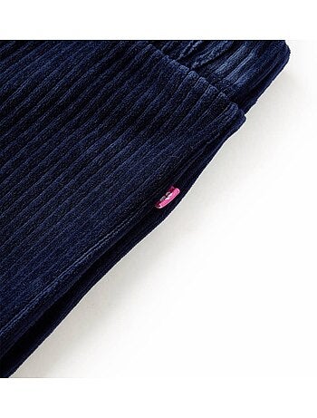 Pantalon en velours côtelé avec taille élastique - vidaxl
