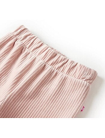 Pantalon en velours côtelé avec taille élastique - vidaxl