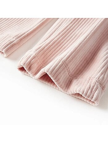 Pantalon en velours côtelé avec taille élastique - vidaxl