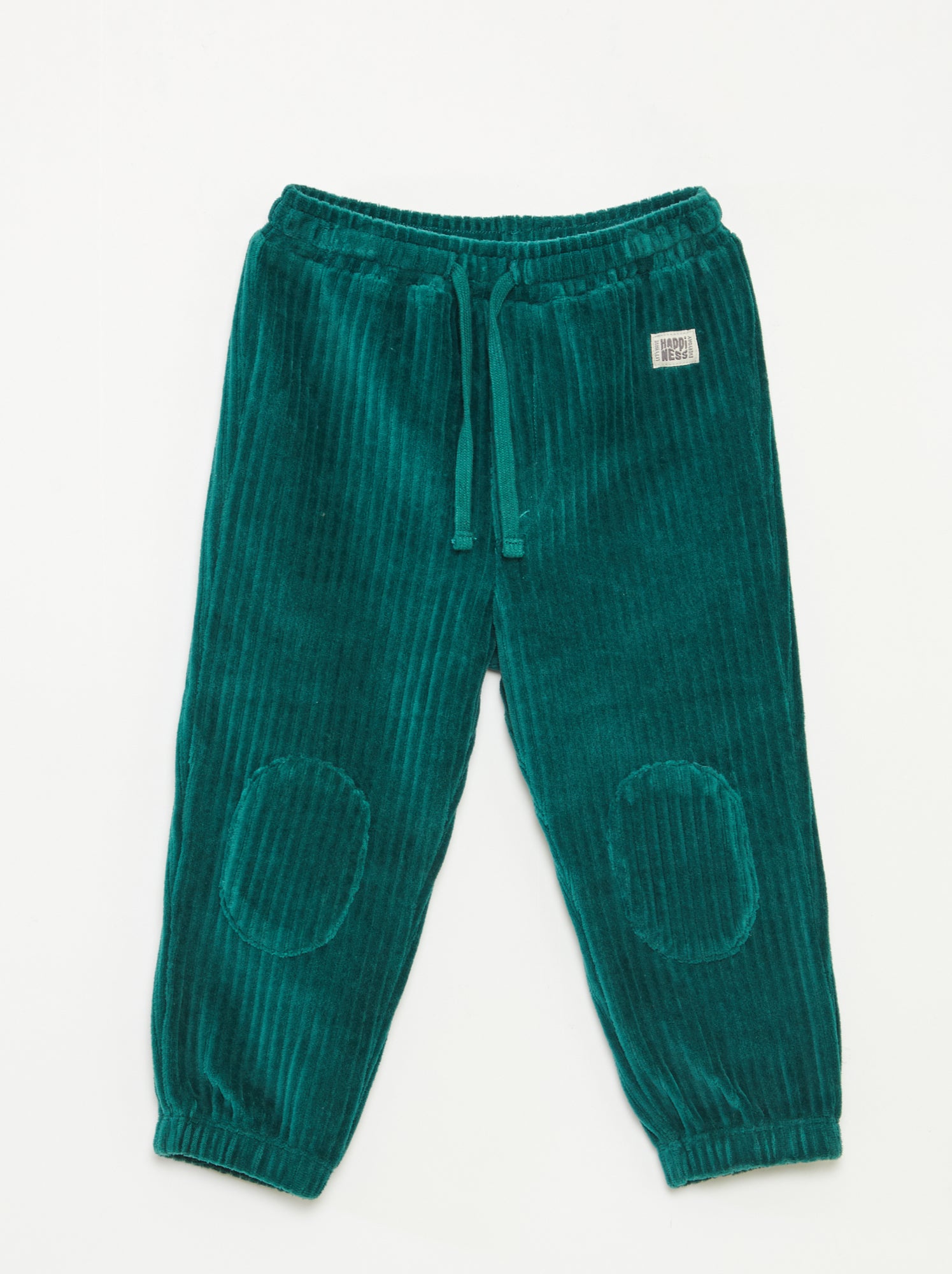 Pantalon Velours Côtelé Bébé Fille Garçon - Doublure Polaire, Taille élastique, Confort Hiver - 4