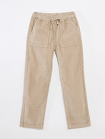 Pantalon en velours côtelé