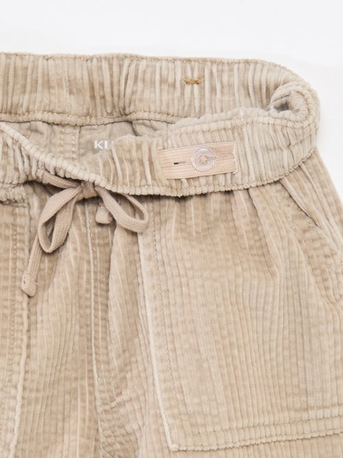 Pantalon en velours côtelé - Kiabi