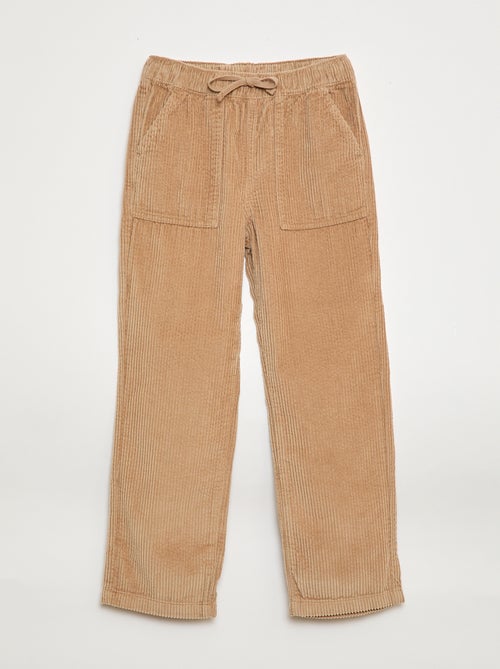 Pantalon en velours côtelé - Kiabi
