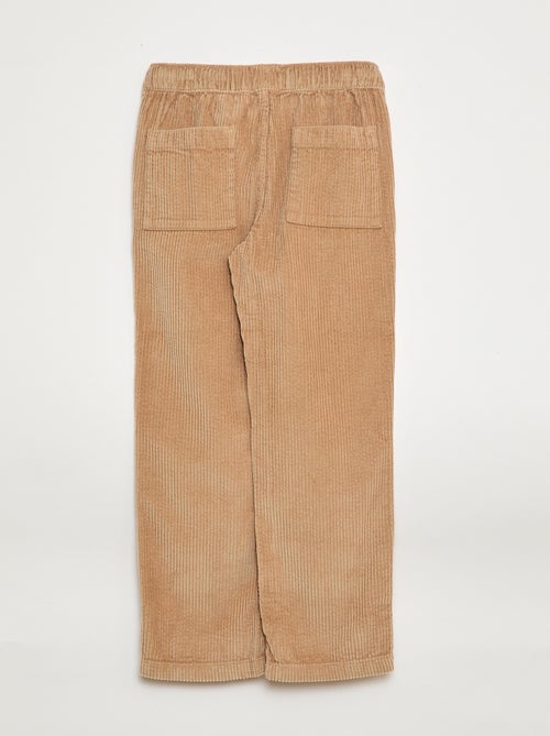 Pantalon en velours côtelé - Kiabi