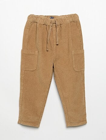 Pantalon en velours côtelé