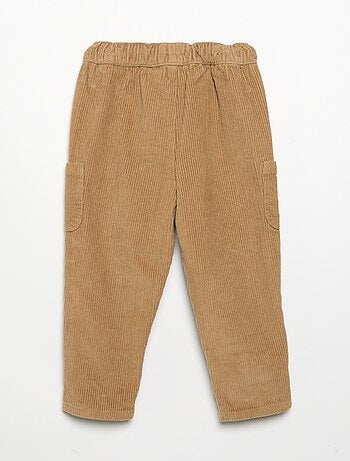 Pantalon en velours côtelé